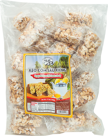 Keo com sau rieng - CRISPY GLUTINOUS DURIAN CANDY
