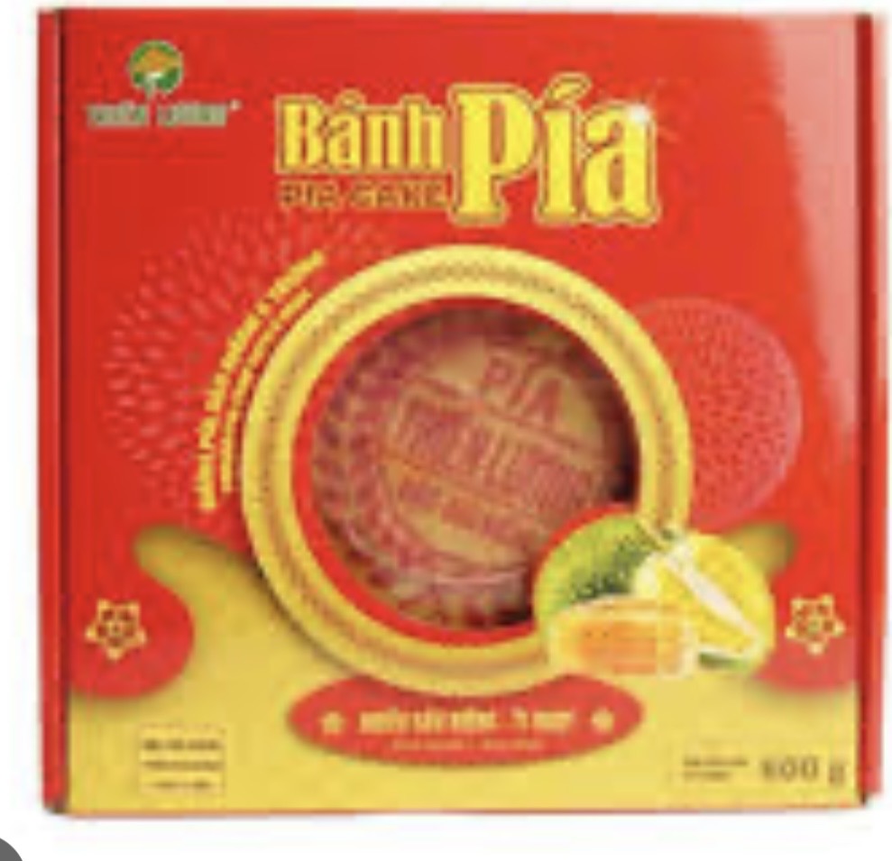 Banh Pia Sau Rieng - Pia Cake Bean Durian 600g