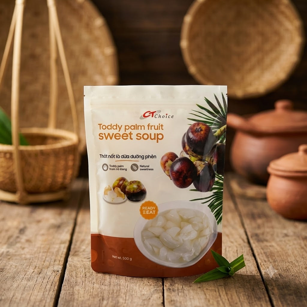 THOT NOT LA DUA DUONG PHEN /TODDY Palm fruit sweel soup -500g