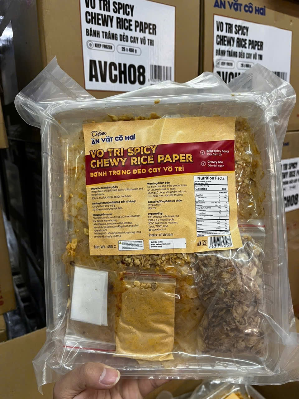 BANH TRANG DEO CAY VO TRI - 450G