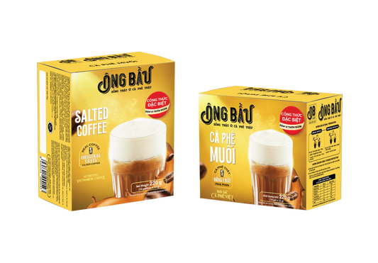Ca Phe Muoi Hoa Tan Ong Bau 220 g - ONG BAU INSTANT SALTED COFFEE