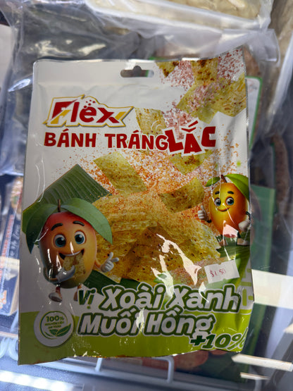 Flex - Banh Trang Lac Xoai Xanh Muoi Hong