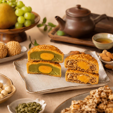 BANH TRUNG THU - Moon Cake Mung Bean-Panda Leaves (Tolk) 480g