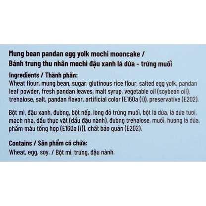 Banh Trung Thu Mochi - Combo Box 4 Banh (CT Choice Moon Cake - Blue Box)