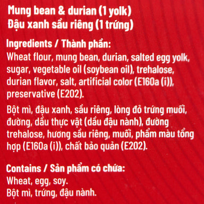 Banh Trung Thu Tham Cam CT Choice - Combo Box 4 Banh (Moon Cake - Red Box)