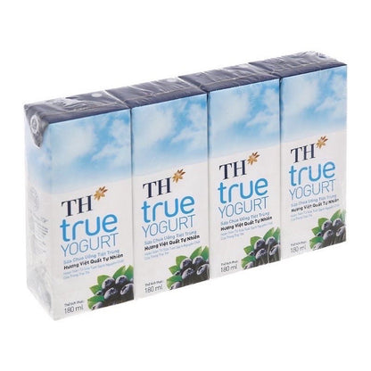 TH True Milk Yogurt  DRINK- blueberry 180ml - Pack of 4 -1 BOX 48$