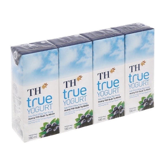 TH True Milk Yogurt  DRINK- blueberry 180ml - Pack of 4 -1 BOX 43$