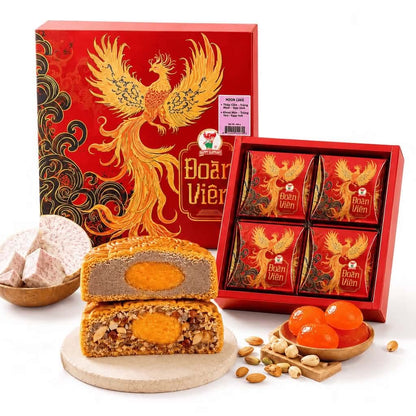 BANH TRUNG THU - Moon Cake TARO (Yolk) 480g