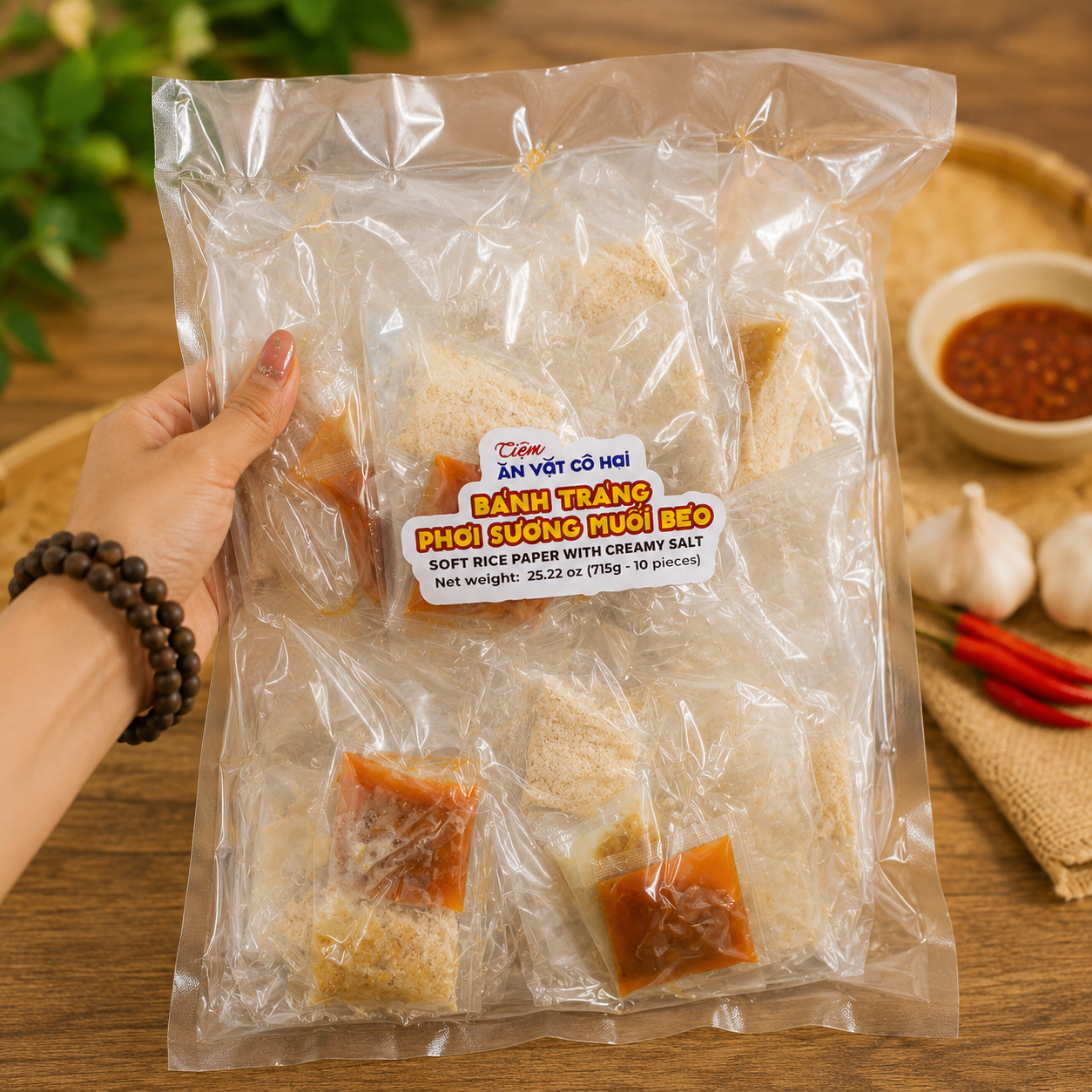Banh trang phoi suong muoi beo 715g