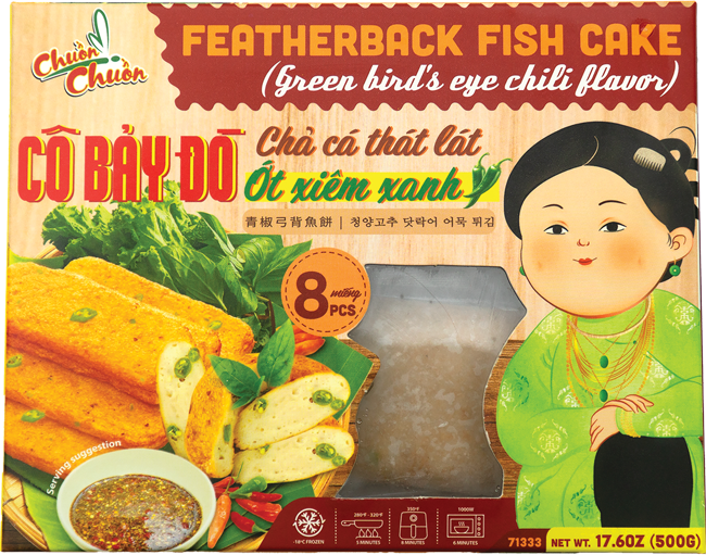 Cha ca That Lat ot xiem xanh - FZ FEATHERBACK FISHCAKE(CHILI)