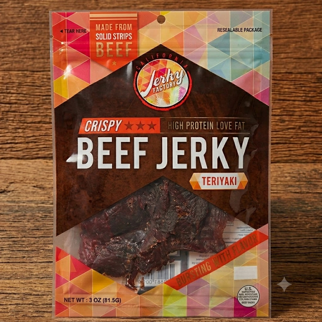 Kho Bo Crispy TERIYAKI - 3 oz Bag
