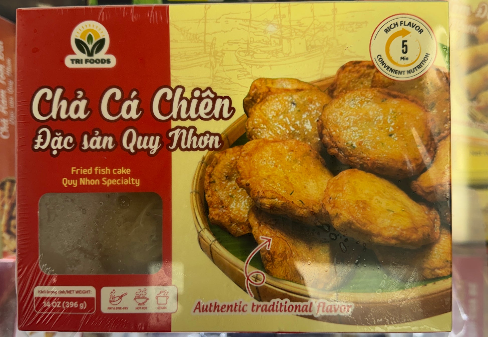 Cha Ca Chien - Dac San Quy Nhon - Fried  Fish Cake 396g