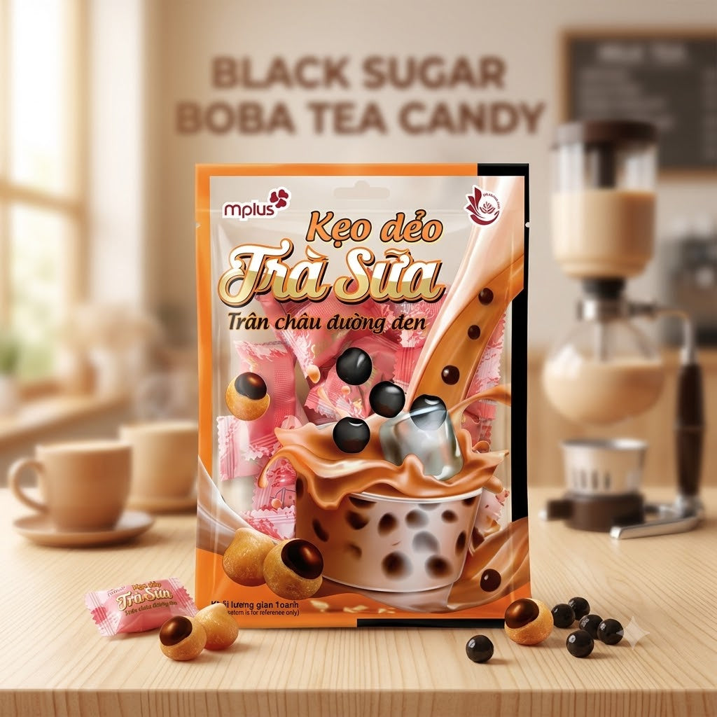 KEO DEO TRA SUA - MILK TEA CANDY