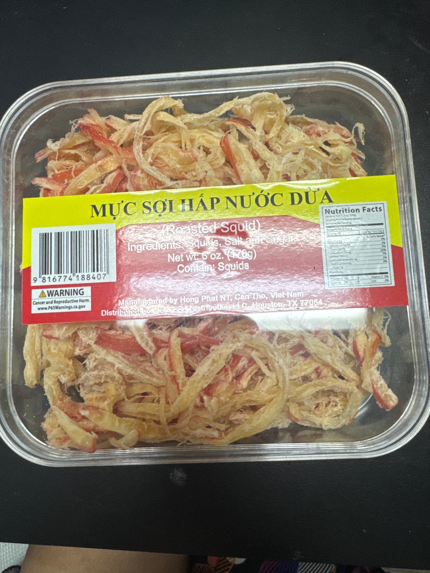 Kho muc SOI HAP NUOC DUA -170GRAM