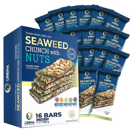 SEAWEED CRUNCH WITH NUTS-Thanh rong bien Vi truyen thong
