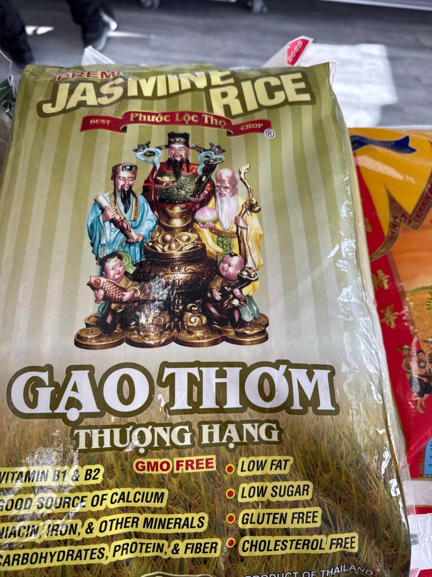 Nang Tho fragrant rice from Phuoc Loc Tho brand 25lbs