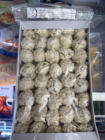 Tom tam bot va mit 40 vien/tui (2,2lbs/khay) - Shrimp with jackfruit breaded 40pcs/bag (2.2lbs/tray)