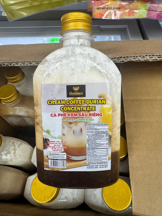 caffe kem sau rieng Chu Long