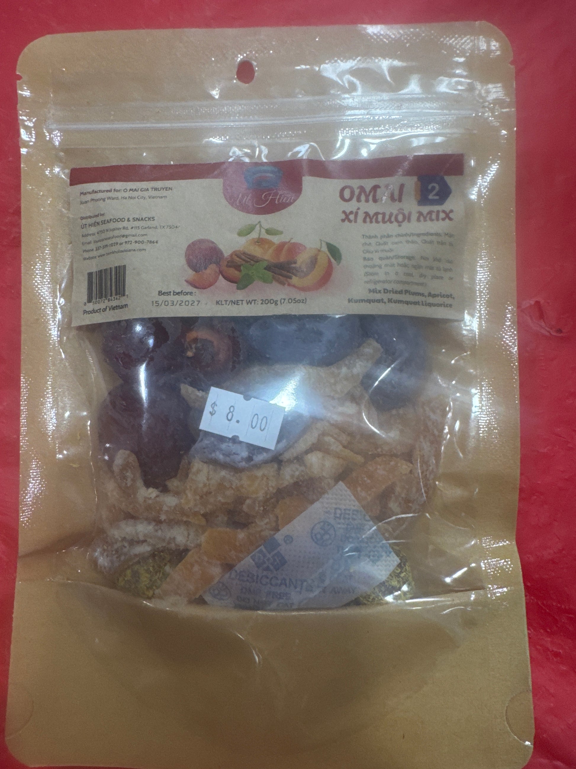 O Mai Xi Muoi Mix Loại 2 - 0.44lb/200g