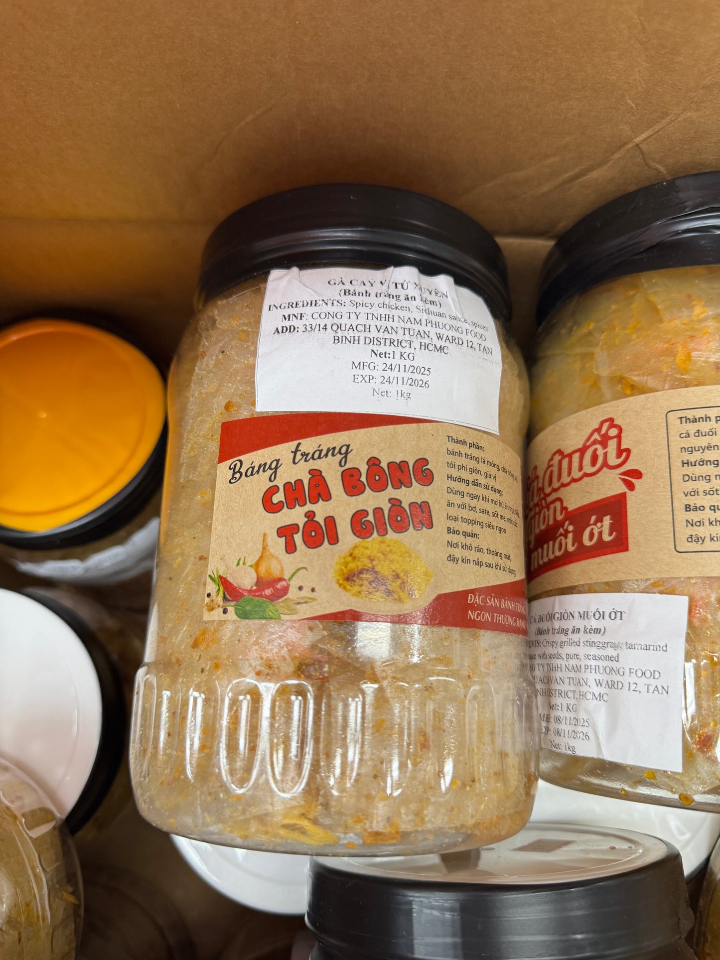 BANH TRANG : CHA BONG TOI GIO, CA DUOI GION MUOI OT,GA CAY VI TU XUYEN,DEO BO TOI