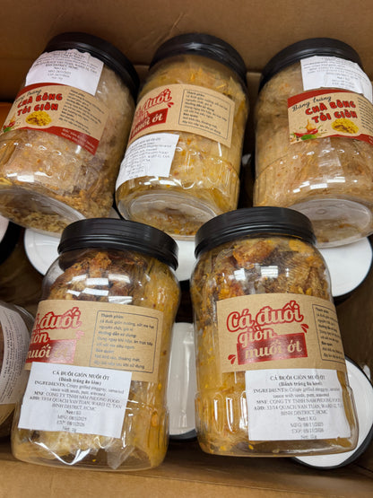 BANH TRANG : CHA BONG TOI GIO, CA DUOI GION MUOI OT,GA CAY VI TU XUYEN,DEO BO TOI