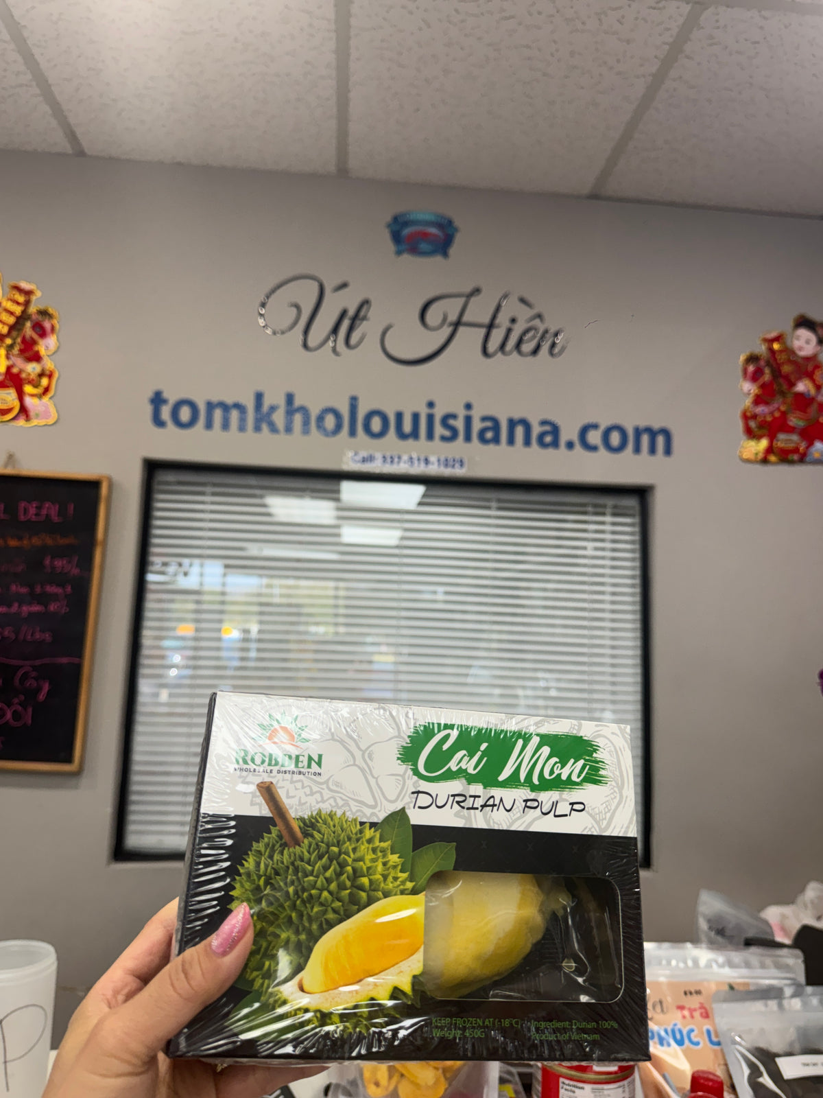 Sau rieng Cai Mon - durian pulp- Robben