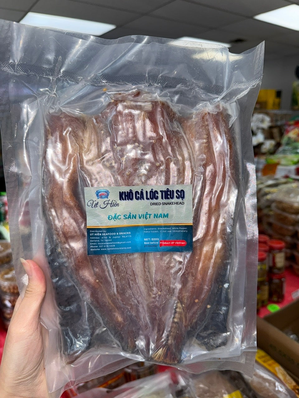 Kho ca loc tieu so 500g/goi