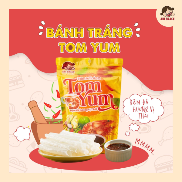 ABI Snack - Banh Trang Tom Yum F-221