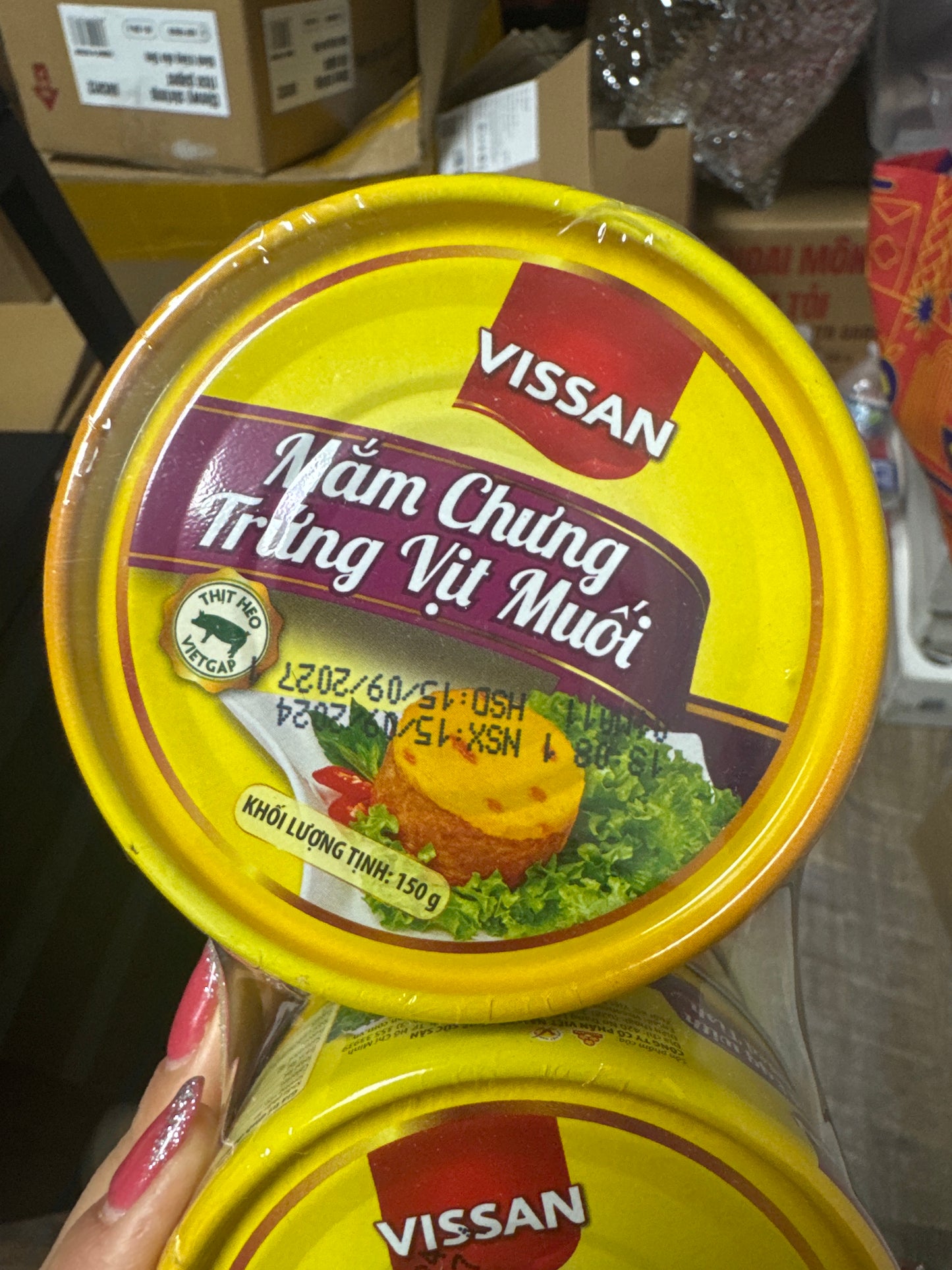Mam chung trung vít muoi