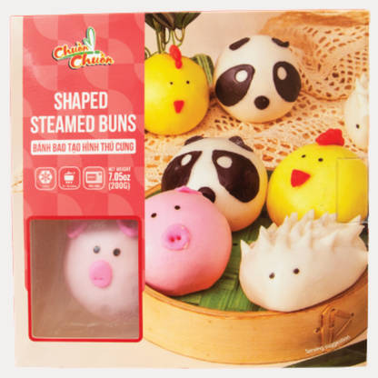 Banh Bao hinh Thu Cung -FZ ANIMAL SHAPED STEAMED BUNS 7.05oz
