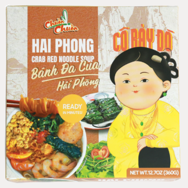 Banh Da Cua Hai Phong - FZ CRAB RED NOODLE SOUP 600g 12.7OZ