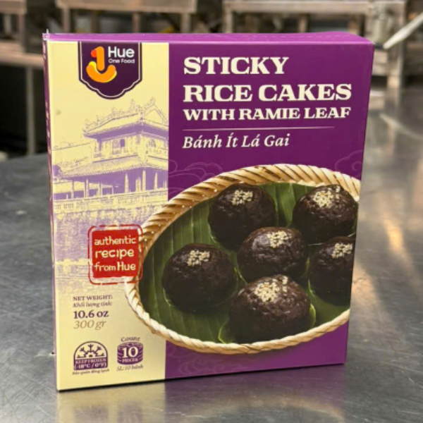 Banh It La Gai - Sticky Rice Cake with Ramie Leaf Bag 10pcs