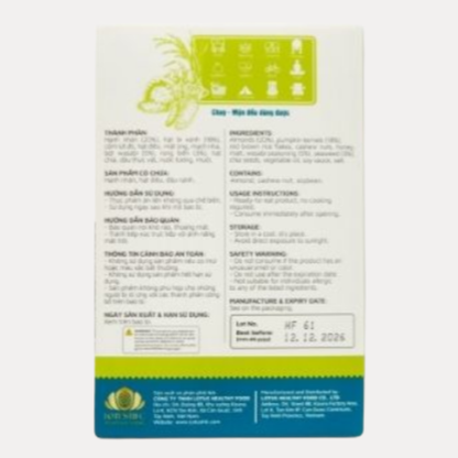 Banh Kep Rong Bien Nguyen Vi Wasabi - Seaweed Crunch With Nust Wasabi Flavor 100g