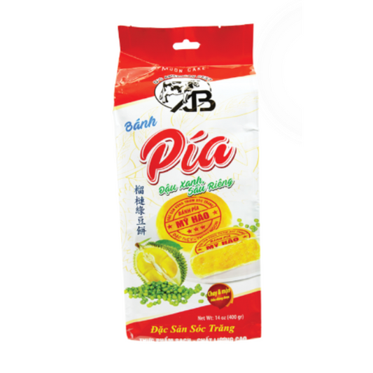 Banh Pia Dau xanh Sau Rieng - FZ BANH PIA MUNG BEAN DURIAN 400g 14.1OZ