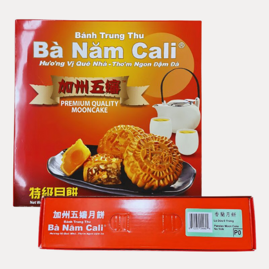 Banh Trung Thu Ba Nam Cali Pandan 0 Yolk 25.40 oz