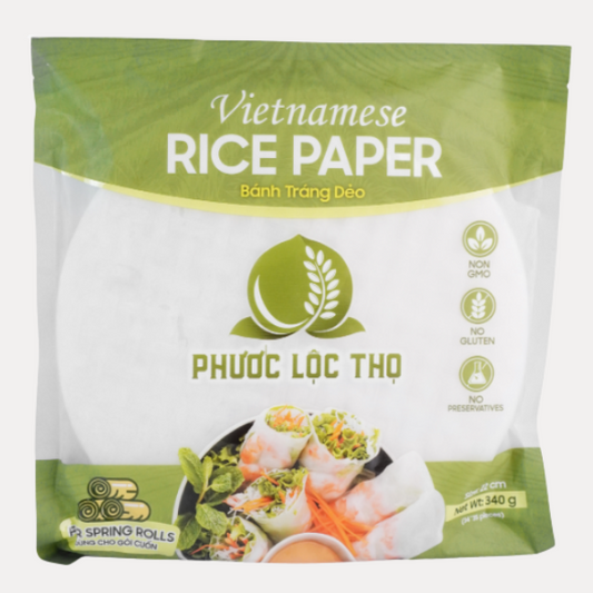 Bánh tráng Dẻo 22cm 340g Phước Lộc Thọ - Vietnamese Round Rice Paper 22cm 340g