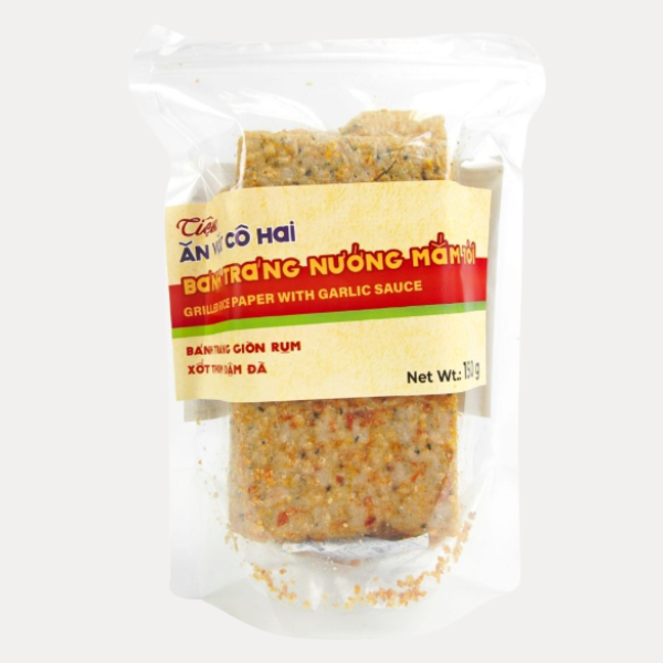 Banh trang Mam Toi  - Grilled rice paper with garlic sauce 150g