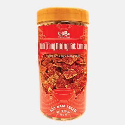Banh trang nuong  co ba sot tom cay - GRILL RICEPAPER HOT SHRIMP SAU 5.29OZ