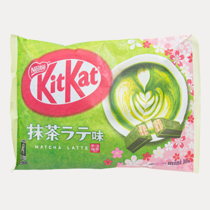 Banh xop vi tra xanh - KIT KAT MATCHA LATTE 4OZ