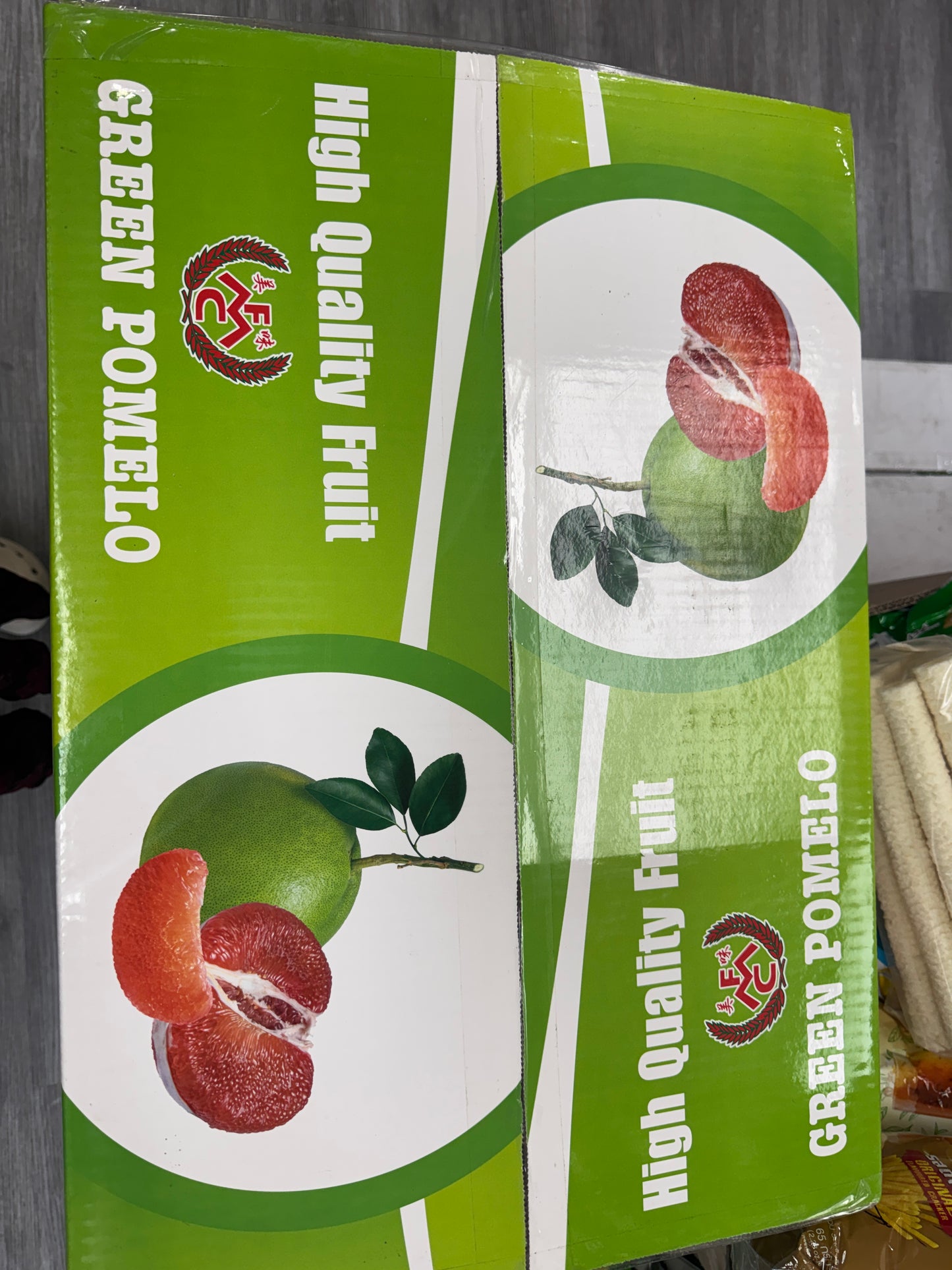 Buoi Da Xanh VN (5 - 7trai /thùng) 9.5kg-10kg MAYFOOD