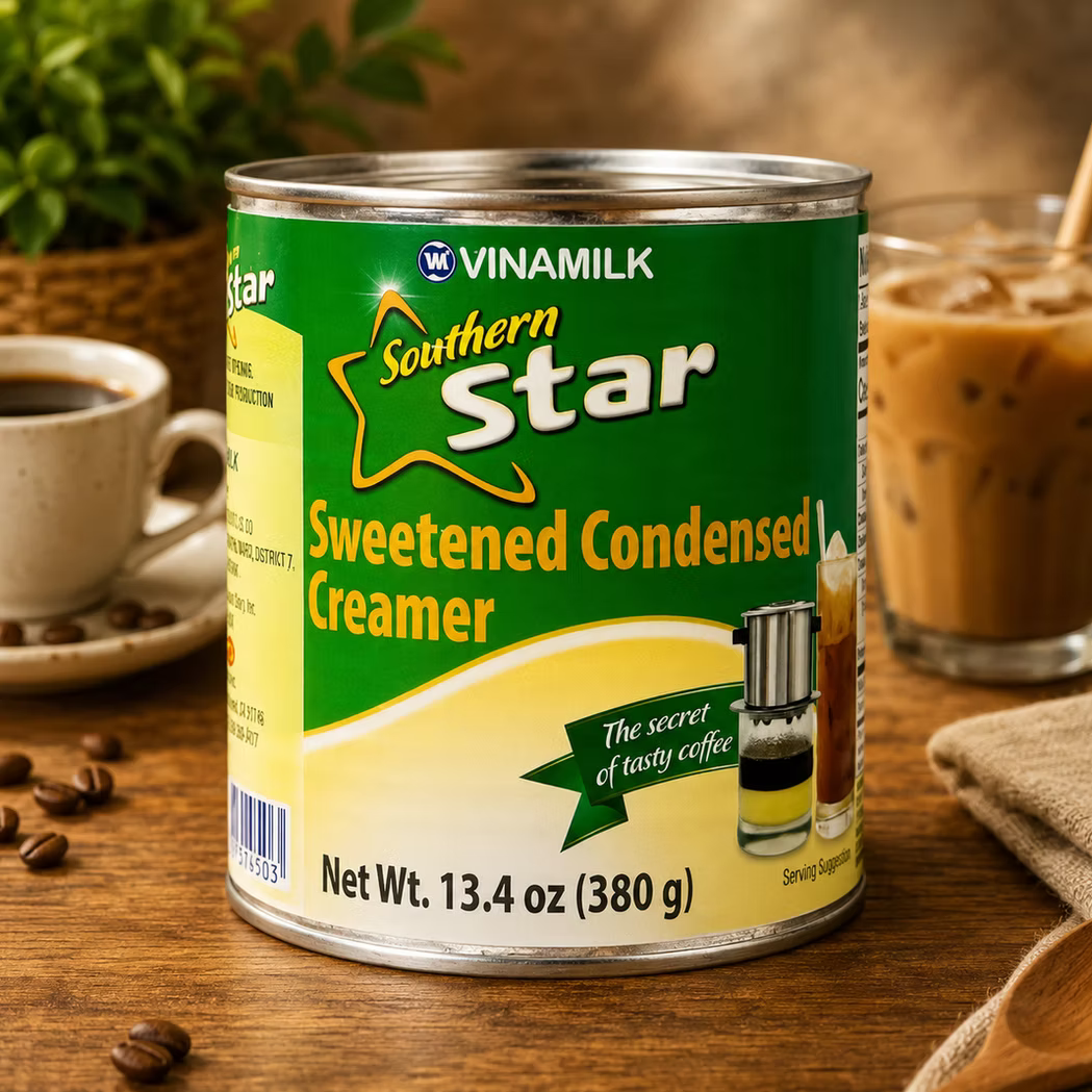 SUA DAC CO DUONG NGOI SAO PHUONG NAM/CONDENSED CREAMER 24
X 13.4OZ/CS