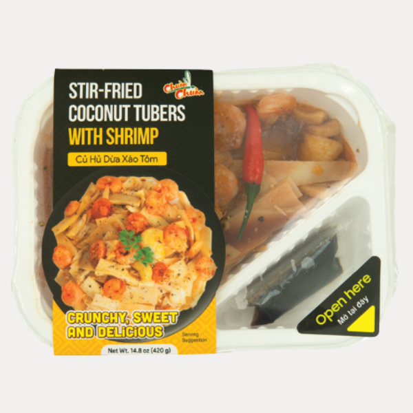 Cu hu dua xao tom - FZ STRFRY COCONT TUBER SHRIMP 420g 14.8OZ