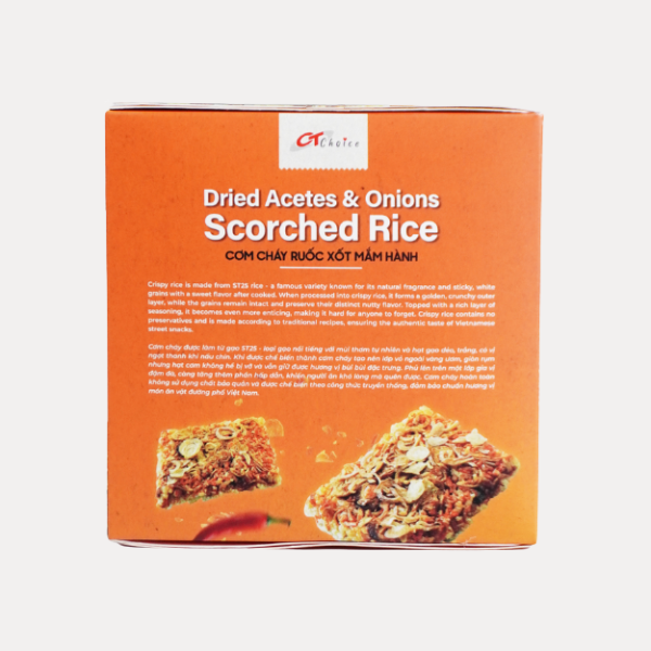 Crispy rice with shredded pork and onion fish sauce 200gr