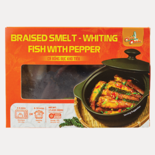 Ca Bong Duc Kho Tieu - D FZ BRAISE SMELT-WHITING FISH 17.6OZ