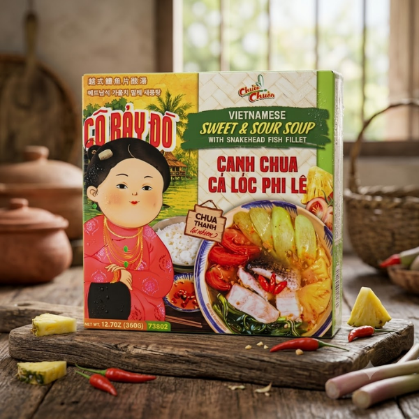 Canh chua Ca Loc Phi Le -FZ Viet Sweet And Sour Soup 12.7OZ