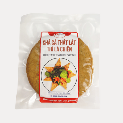 Cha Ca Thi La Chien - Dill Fried Fish Cake 16OZ