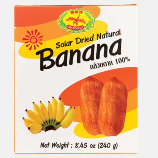 Chuoi say kho tu nhien - DRIED BANANA (FLAT SHAPE) 8.45OZ