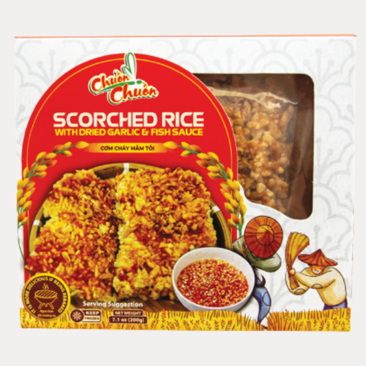 Com Chay Mam Toi - SCORCHED RICE GARLIC & FSH SCE