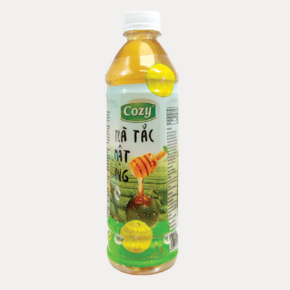 Cozy Tra tac mat ong - COZY KUMQUAT HONEY TEA 455ml - 1 box 24 chai $28
