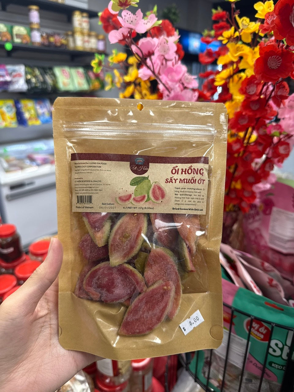 Oi Hong Say Muoi Ot 0.5 lb/227g